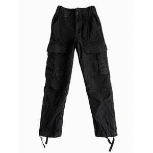 Banana Republic Women's 100% Wool Black Utility Cargo Pants Size 4 Gorpcore